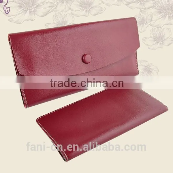 2015 wholesale fancy leather clutch purses for ladies or girls