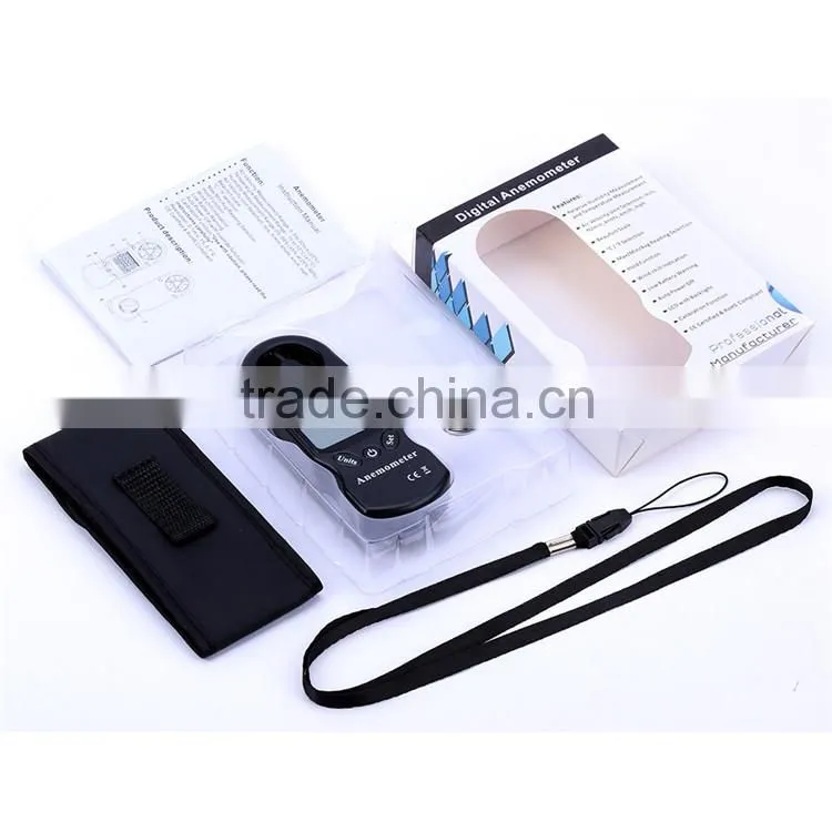 2016 new 8 in 1 industrial anemometer