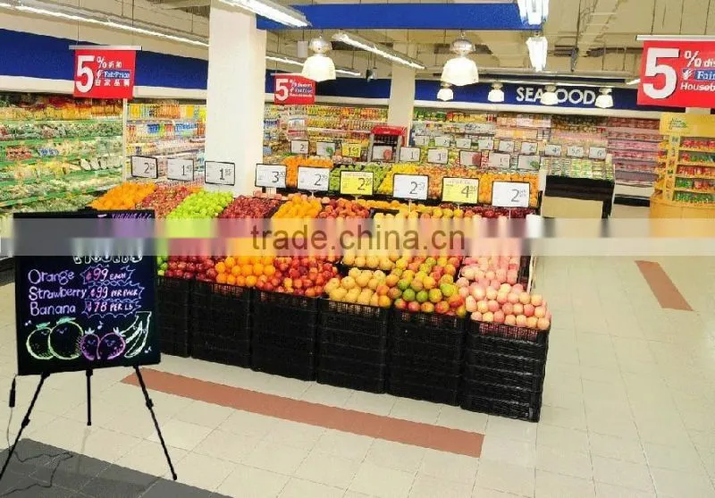 Acrylic Flashing Illuminated Erasable Neon LED Message Menu Sign Writing Board with Control Button