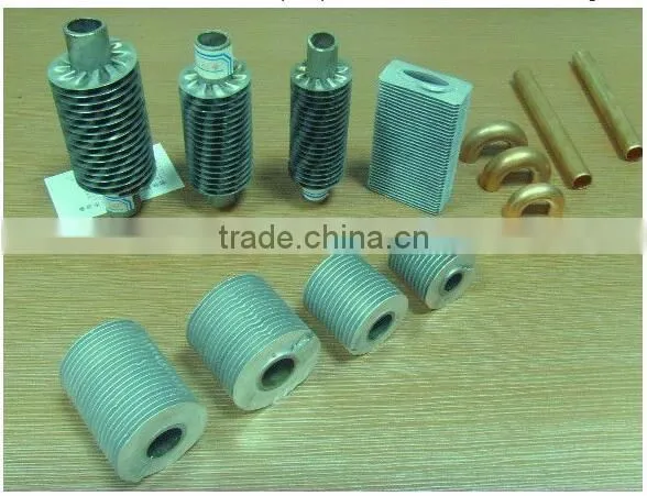 Copper fin tube heat exchanger &water cooled condenser