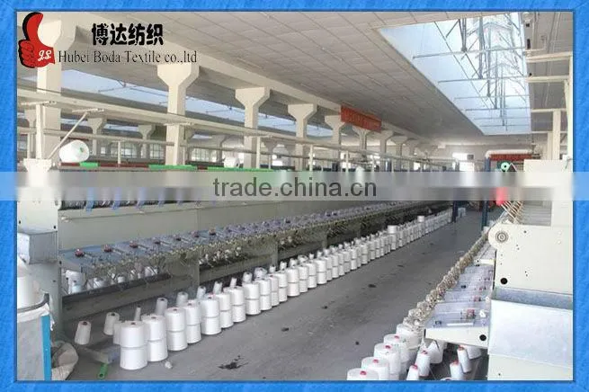 Bright 100% Virgin spun polyester yarn