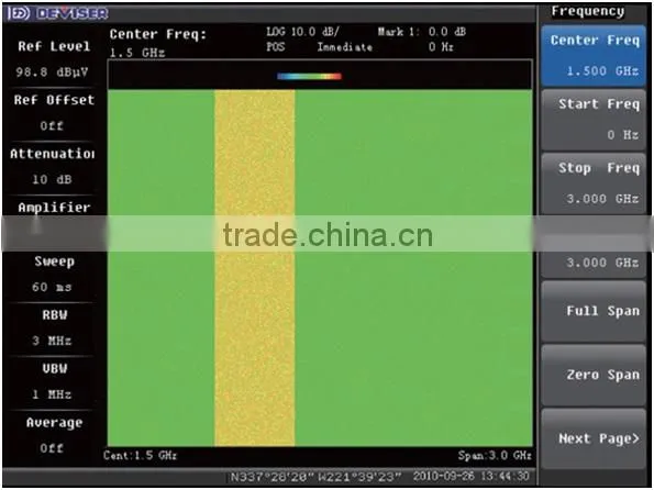 NEW Deviser SA8300A 9kHz~3GHz Portable Spectrum Analyzer