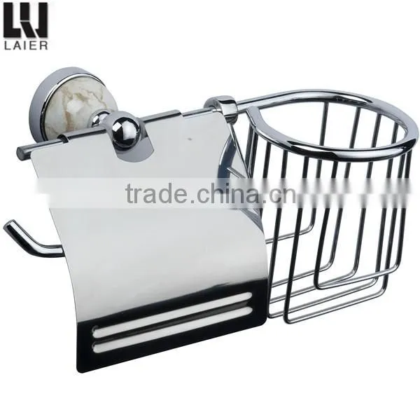 chrome ceramic bathroom accessories set soap dispenser 2438A