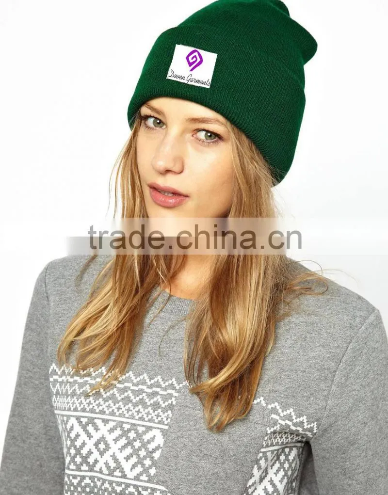 2014 Knit Beanie With Custom Label