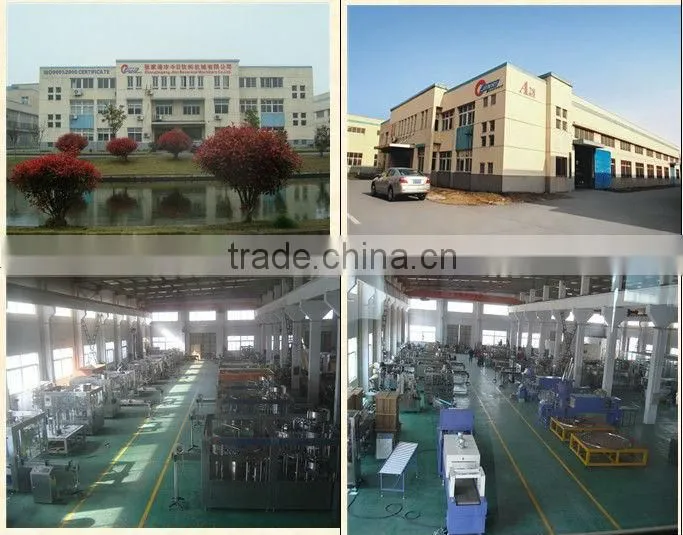 Glass bottle crown cap carbonated drink filling machine