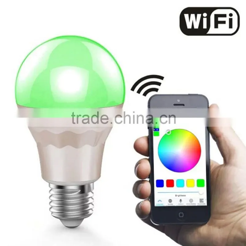 Cheap Items to Sell RGB Changing LED Light Bluetooth Speaker Bulb with E27 Bacse