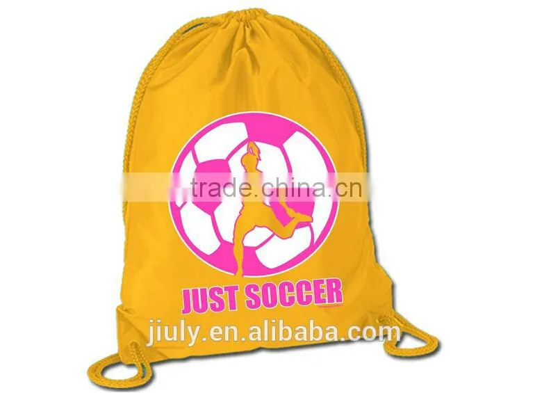 Soccer sport pack cinch sack soccer drawtring bag