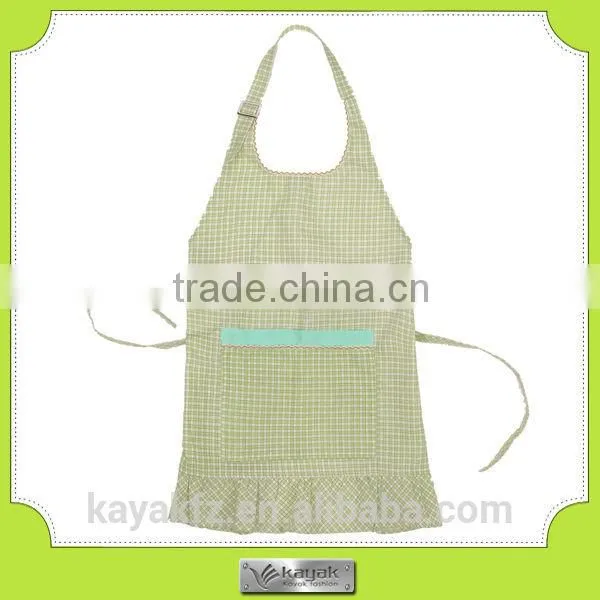 Custom promotional pongee polyester girl apron