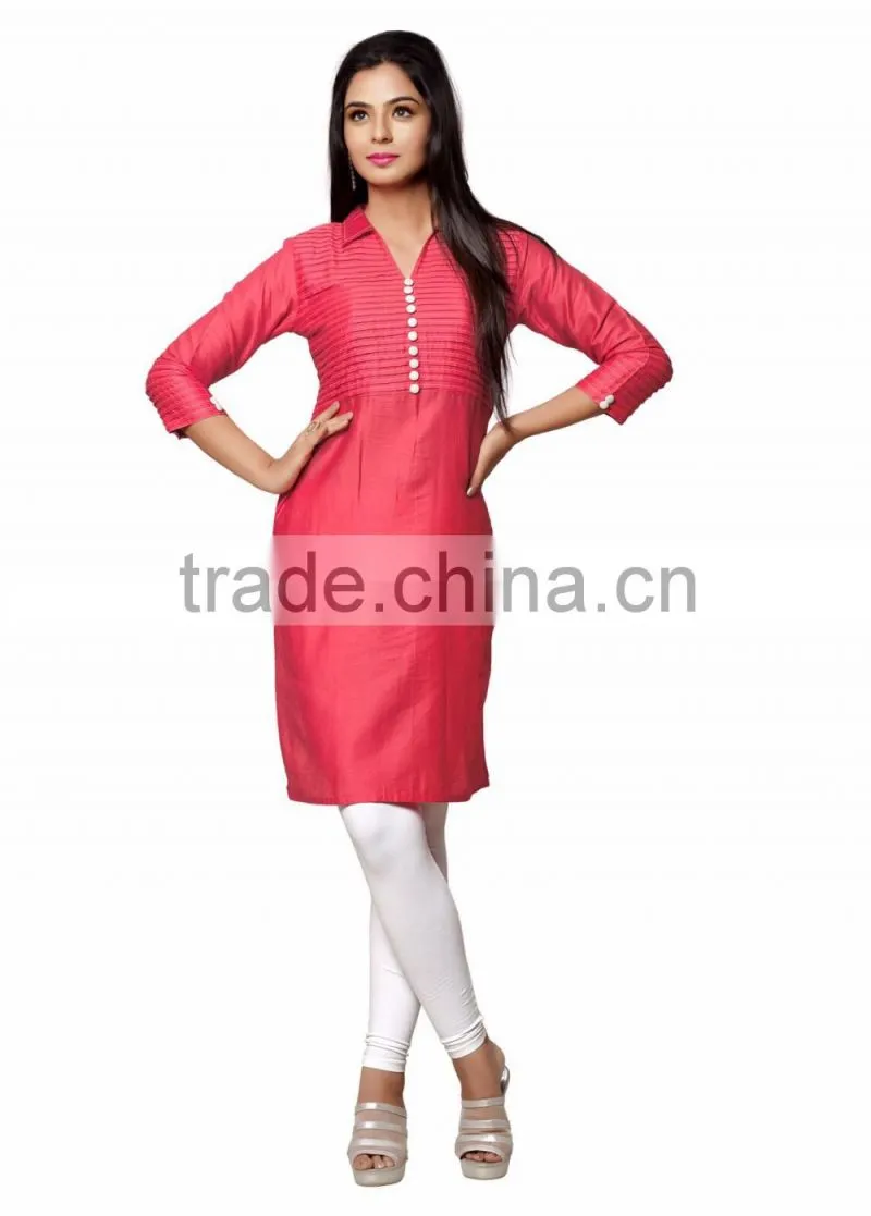 Stunning Black color with Embroidery design Vogue Designer Kurtis
