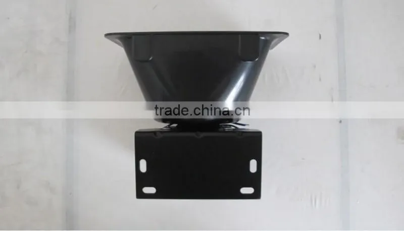 black police 12V powerful aluminum speaker horn