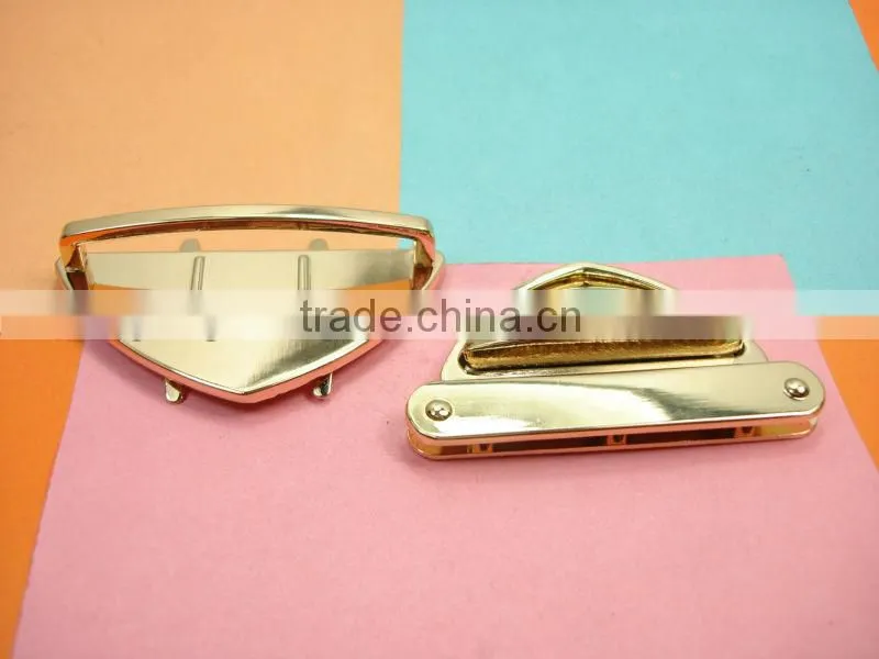 fashion and new metal bag fittings lock q-2610