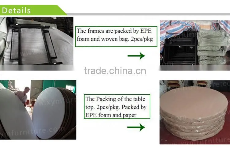 fireproof foldable banquet table