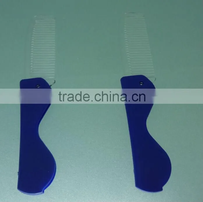 new style folding comb,hotel fold comb,airline comb, disposable comb