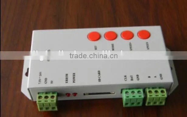 2048pixels rgb led controller t-1000s with sd card