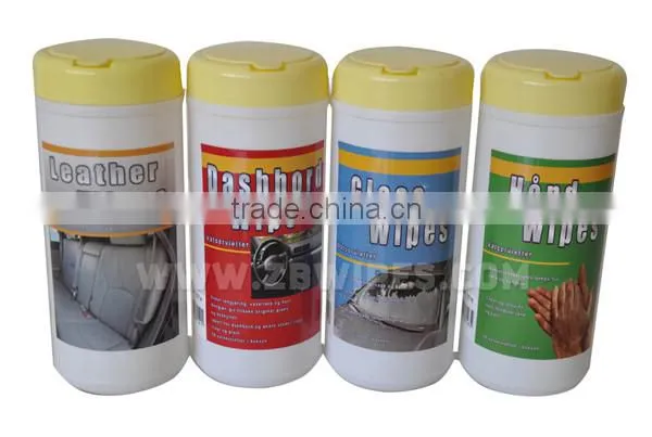 Multi-purpose Cleaning Car Wipes / Glass Wipes / Leather Wipes