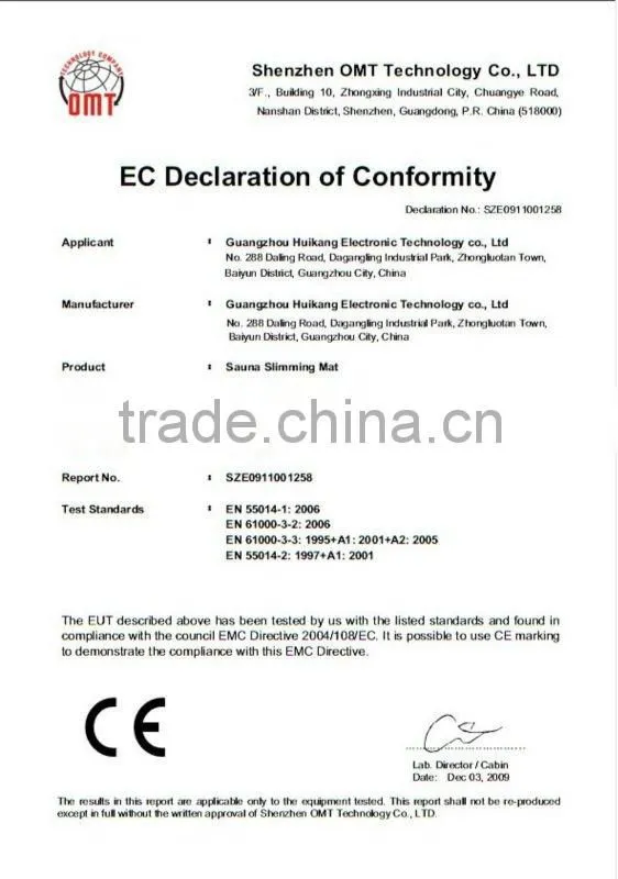 far infrared Jade heating mattress infrared thermal heated jade mas mattress therapy