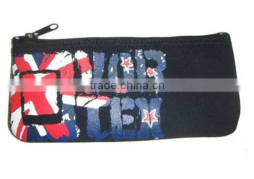 School Personalised sublimation neoprene pencil pouch