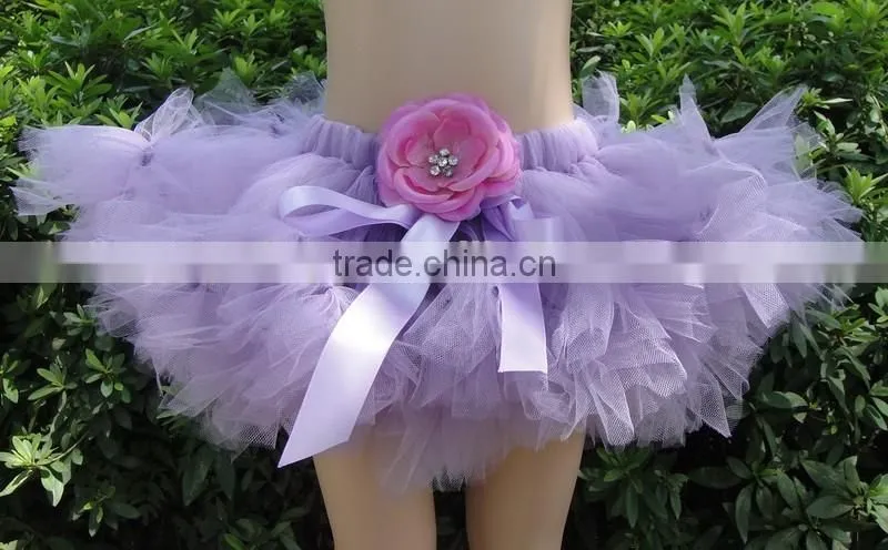 Hot sale baby handmade pettiskirts hand weave pettiskirts tutu dress with flower design