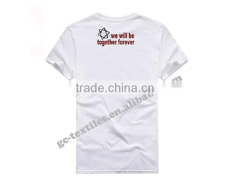 Custom Printed Men's Round-neck T-shirts