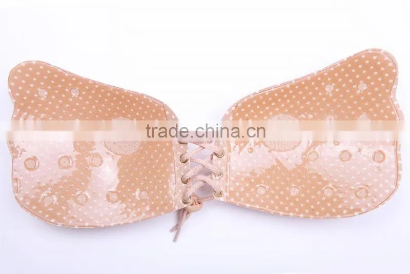 2016 wholesale black nude bras ladies backless and strapless bra self-adhesive silicone sexy fashion bra