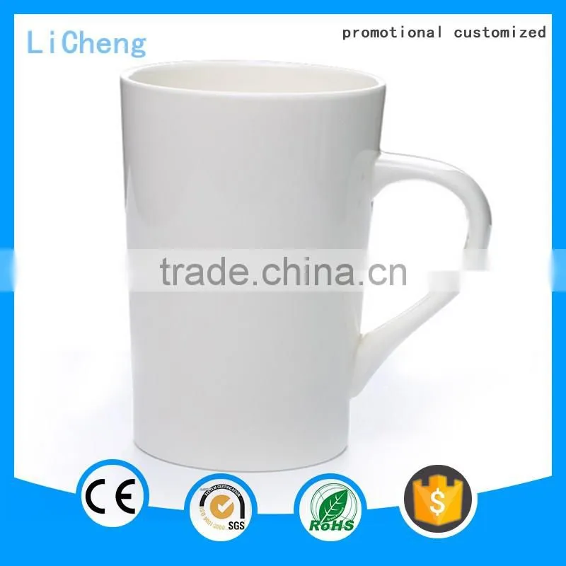 Top sale white porcelain cup and mug ceramic coffee cup mark cup