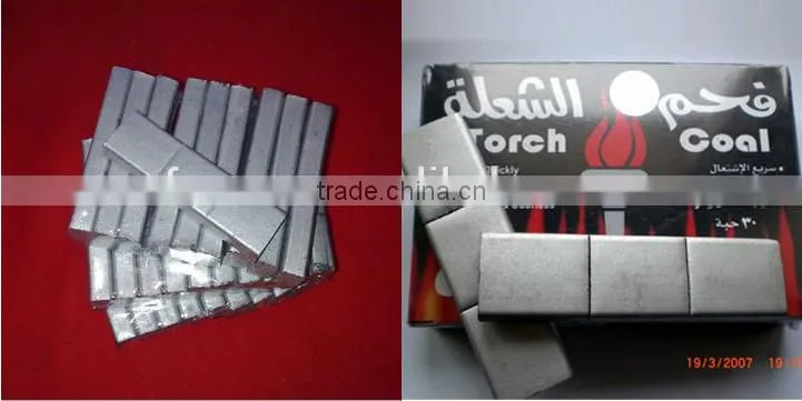 Natural wood shisha charcoal smokeless and tasteless hookah charcoal