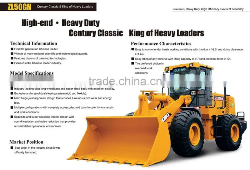 Farming Equipment Front End Loader XCMG ZL50GN