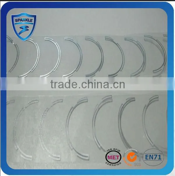 Laundry rfid sticker tag silicone inlay rfid dry / wet inlay