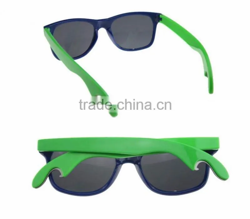 2017 Latest New Custom Logo Promotional Fashion Bottle Opener Sunglasses