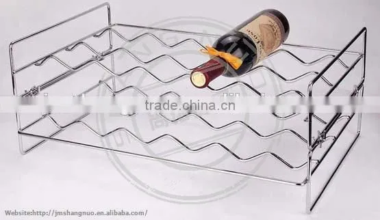 vertical wine bottle holder