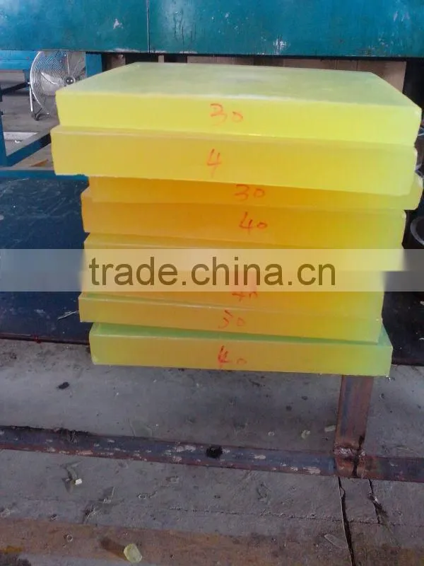 custom size hard plastic casting urethane board