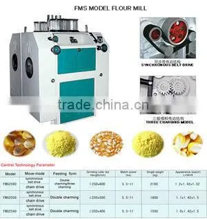 wheat flour roller mill machine