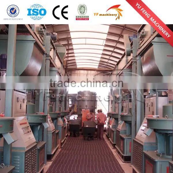 Vietnam good quality wood pellet machine full set