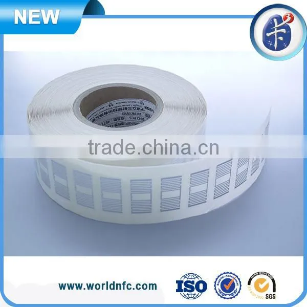Roll Packing Transparent UHF Alien H3 PVC RFID Card Inlay