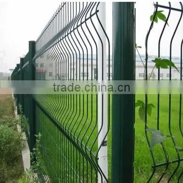 Supply coated border green garden wire mesh fence