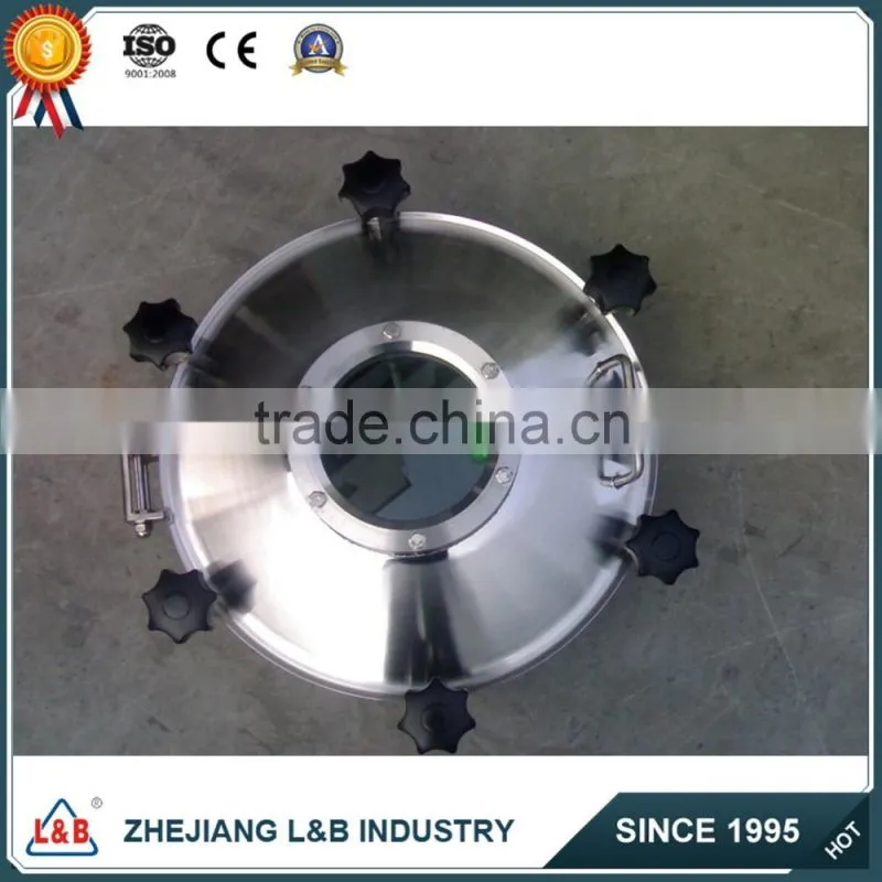 Circular type YAA pressure Manhole Covers with sight glass