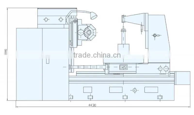 Large-Scale CNC Gear Hobbing Machine with SIEMENS 802D CNC System
