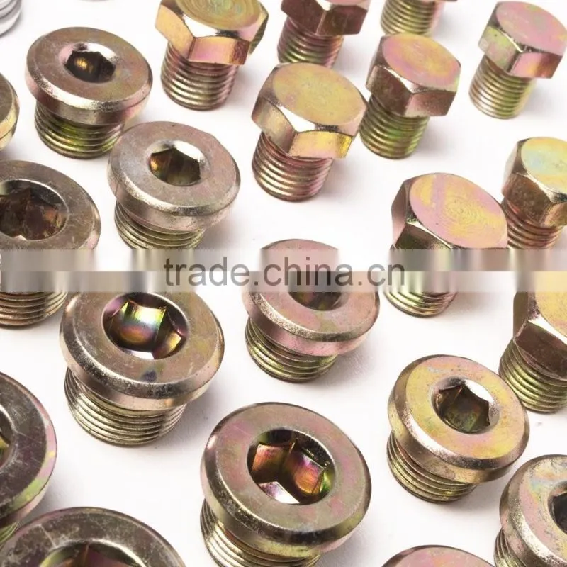 114PCS OIL PAN SUMP DRAIN PLUG THREAD GARAGE WORKSHOP RACE DRIFT REPAIR KIT
