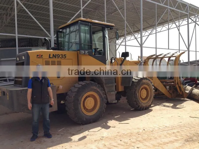 3 ton grass/ timber/log grab front loader (Dumping height: 4400mm)