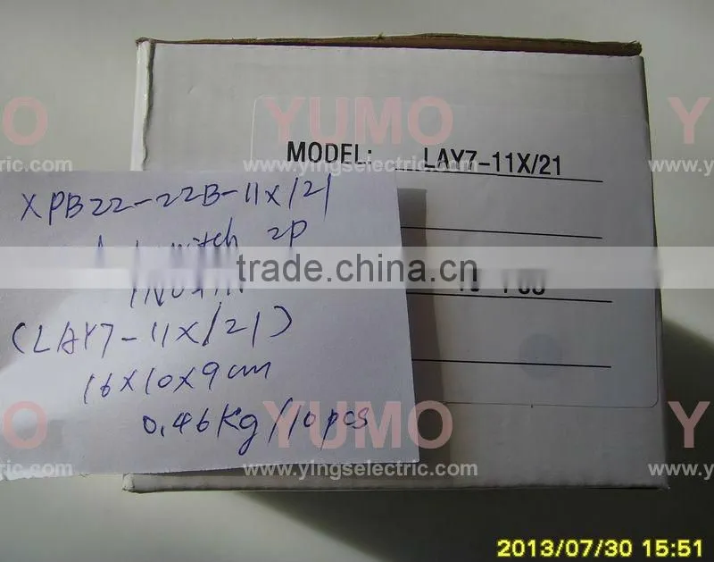 XPB22-22B-11X 21 Select switch 2P 1NO+1NC LAY7-11X 21