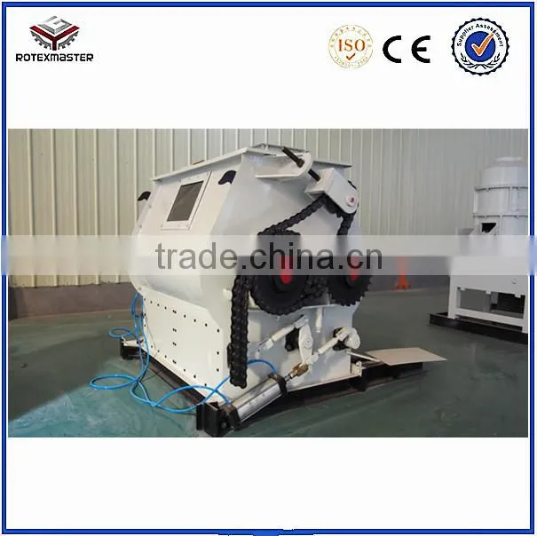 Twin shaft paddle mixer for wood pellet agriculture