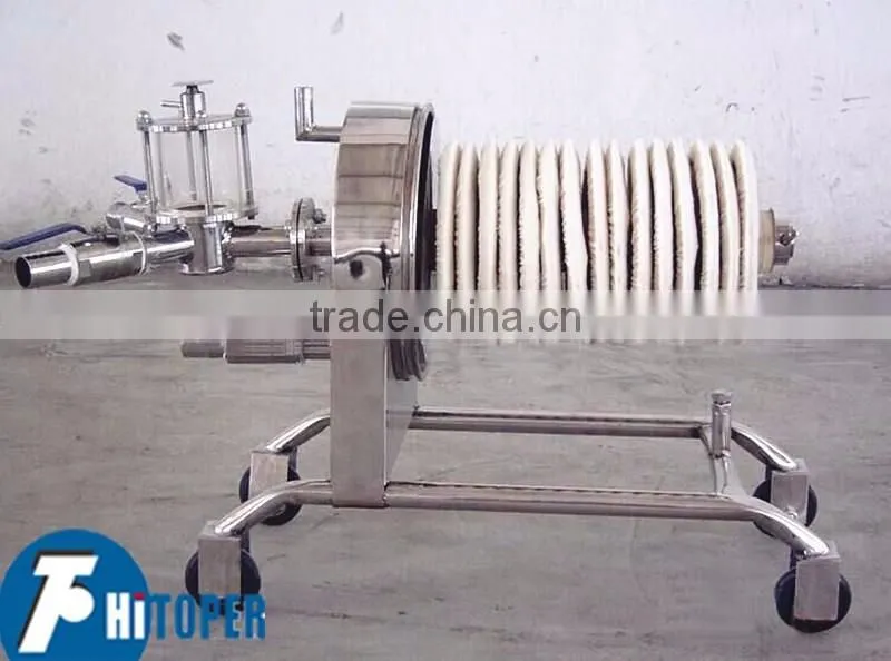 Water treatment technology of solid-liquid separation filter,Toper diatomite filter for sale