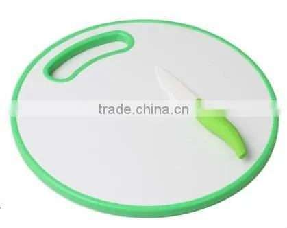 Round Shape Colorful PP Plastic Chopping Block