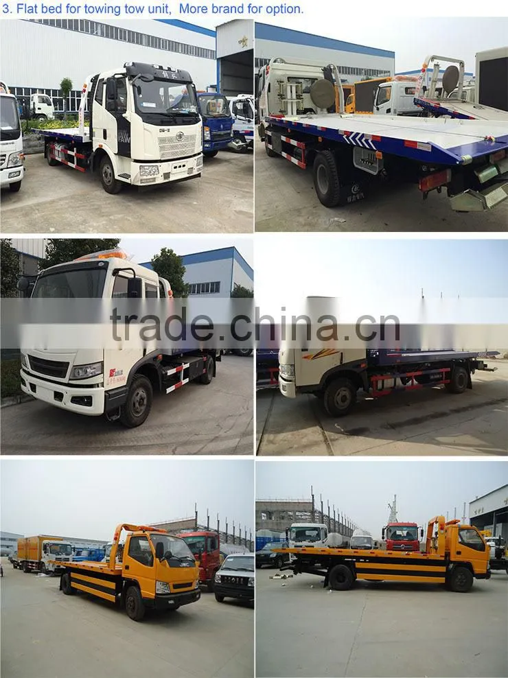 mini road wrecker truck 3 ton, rotator wrecker truck