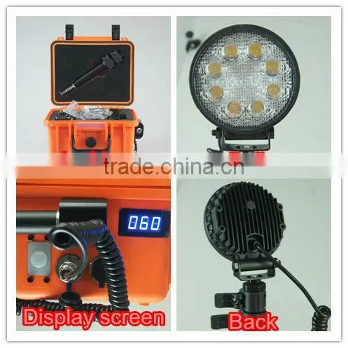 With colorful tool case LED Work Light stand Model RLS-24W boat search light