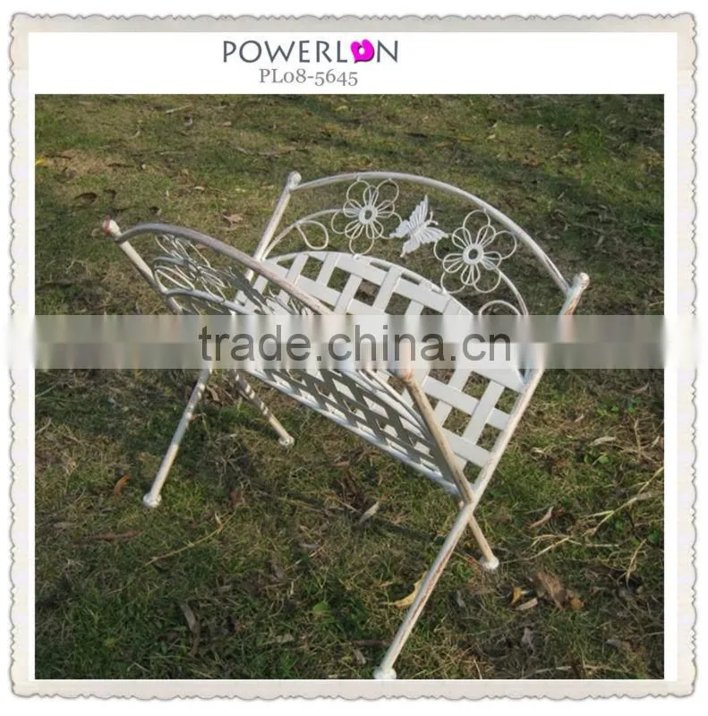 Light Weight Antique Folding Metal Magazine Racks