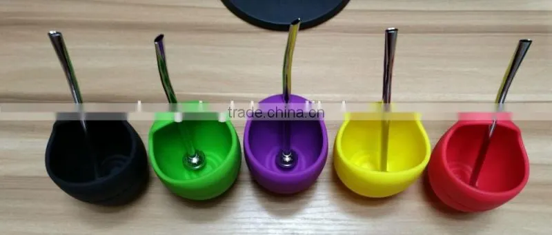 Silicone Yerba Mate Cup,Silicone Yerba Mate Gourd With Bombilla