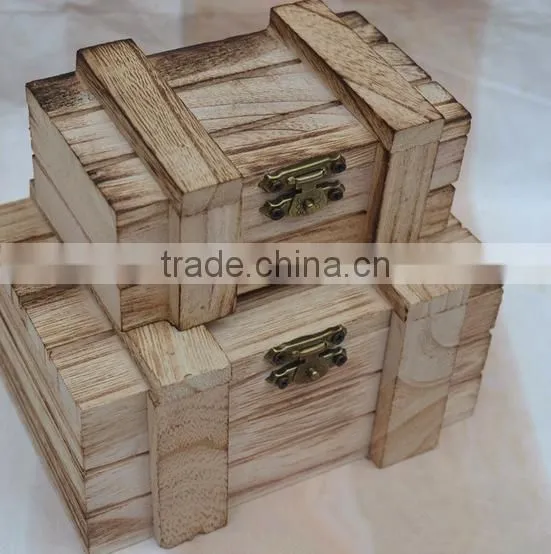 Custom Solid Wooden Gift Keepsake Box For Cards
