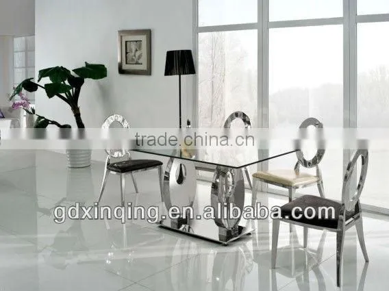 classic dining tables glass dining table set TH371