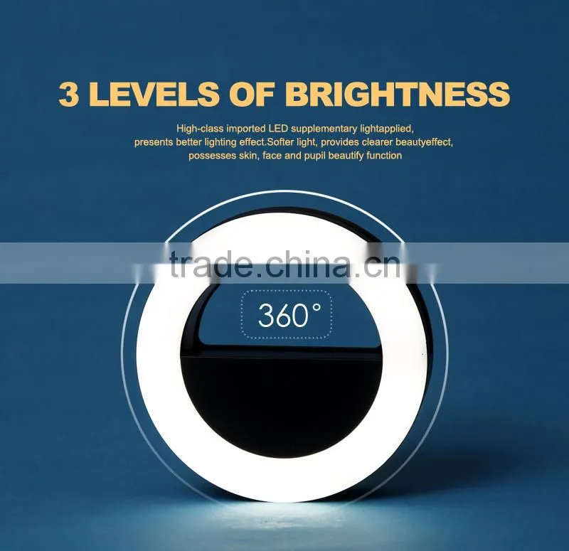 high quality rgknse selfie ring ligt for iPhone6/7 Of New Structure